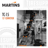 Martins | Floor-to-Floor 15′ Tire Conveyor (TC-15)
