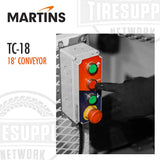 Martins | Floor-to-Floor 18′ Tire Conveyor (TC-18)