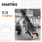 Martins | Floor-to-Floor 18′ Tire Conveyor (TC-18)