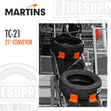 Martins | Floor-to-Floor 21′ Tire Conveyor (TC-21)
