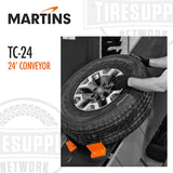 Martins | Floor-to-Floor 24′ Tire Conveyor (TC-24)