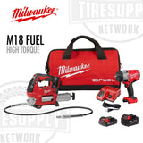 Milwaukee | M18 FUEL 1/2" HTIW w/Friction Ring & Grease Gun Combo Kit (MLW2967-22GG)