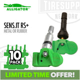 Alligator 59113* | 10-Pack Sens.It RS+ Dual Frequency Universal TPMS Sensor - Metal or Rubber