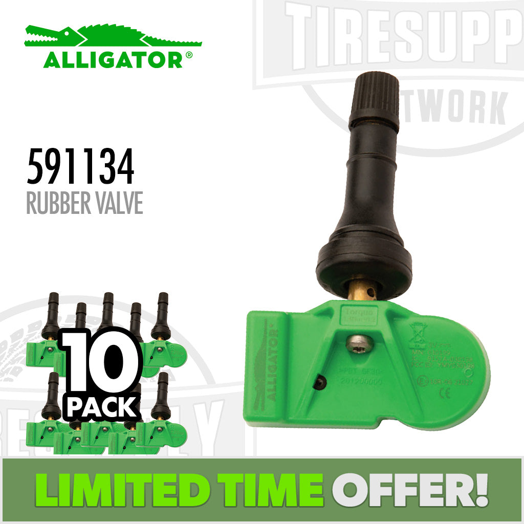 Alligator 59113* | 10-Pack Sens.It RS+ Dual Frequency Universal TPMS Sensor - Metal or Rubber