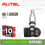 Autel 1-Sensor* | 10-Pack MX 1-Sensor Press-In TPMS Sensor - Metal or Rubber