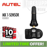 Autel 1-Sensor* | 10-Pack MX 1-Sensor Press-In TPMS Sensor - Metal or Rubber