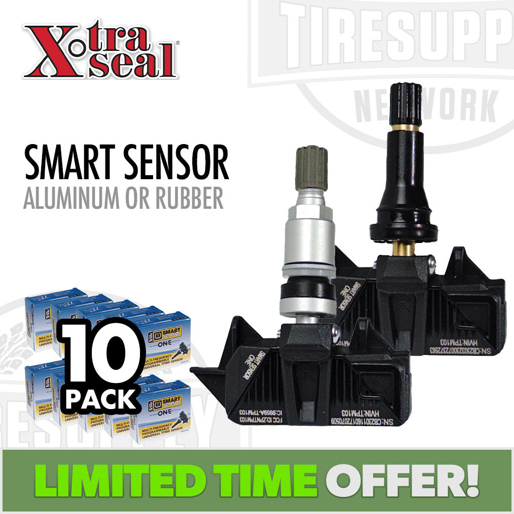 Xtra Seal 17-4304* | 10-Pack Multi-Frequency TPMS Smart Sensor - Aluminum or Rubber