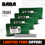 BADA | Steel 1/4 oz Low Profile Stick-On Adhesive Tape-A-Weight (7026FE-4) PROMO