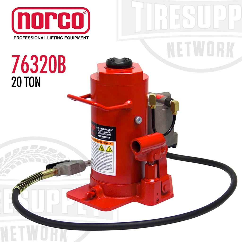 Norco | 20 Ton Air/Hydraulic Operated Bottle Jack (76320B)