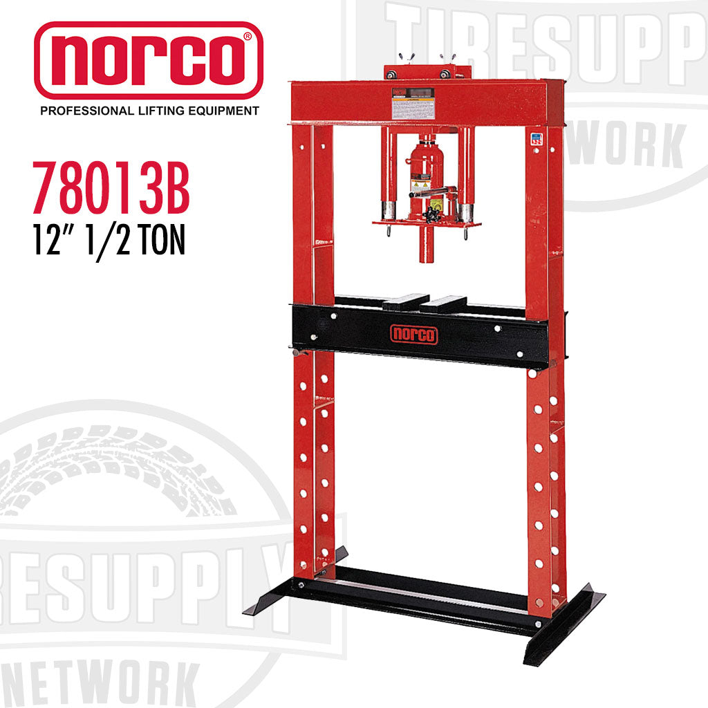 Norco 78013B 12" 1/2 ton shop press
