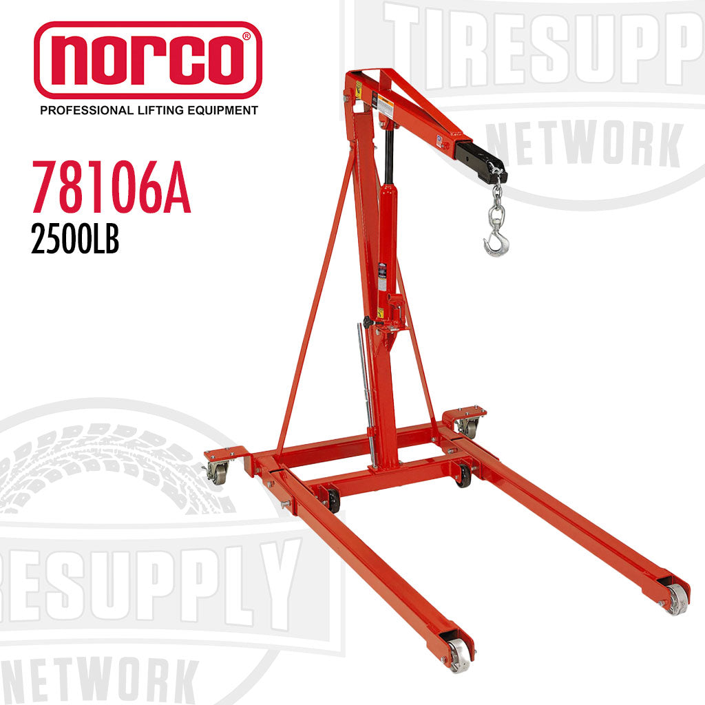 Norco | 2500 lb Folding Engine Crane (78106A)