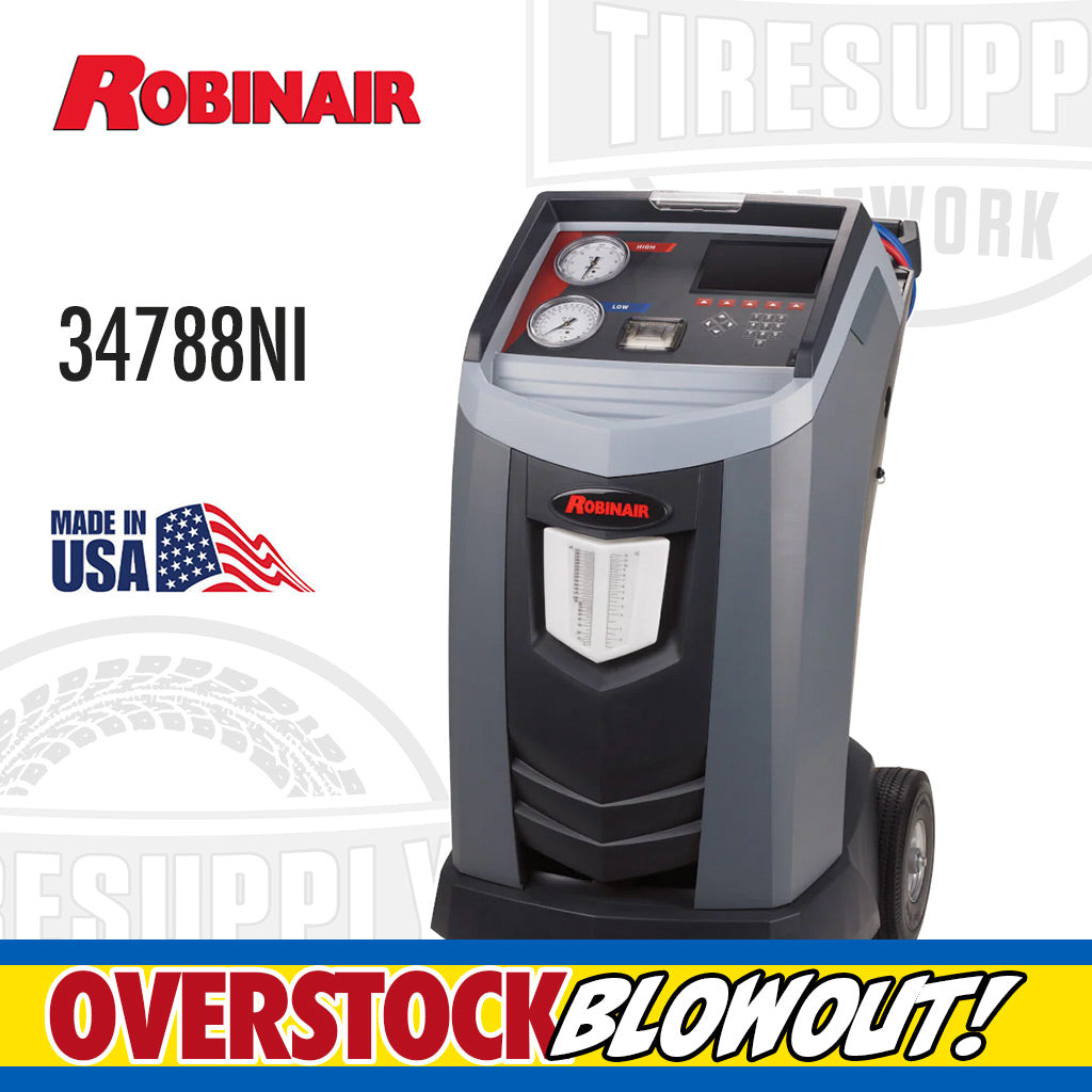 Robinair | Premier R-134A Refrigerant Recovery, Recycling, and Recharging Machine (34788NI)