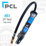 PCL | Airforce MK4 Truck Tire Inflator Gauge with 21″ Hose & Single Lock-On Chuck (AFG5A091)