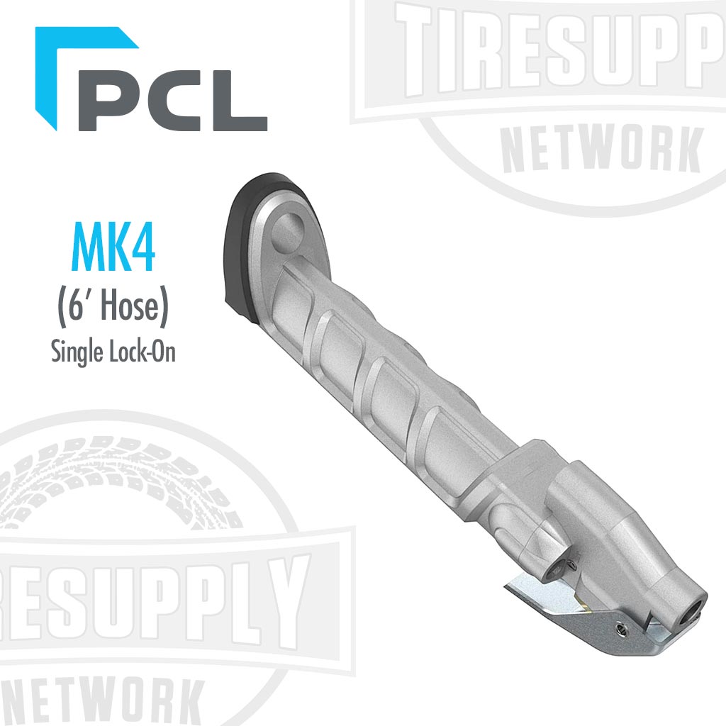 PCL | Airforce MK4 Truck Tire Inflator Gauge with 6′ Hose &amp; Single Lock-On Chuck (AFG5A092)