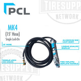 PCL | Airforce MK4 Truck Tire Inflator Gauge with 15′ Hose & Single Lock-On Chuck (AFG5A093)