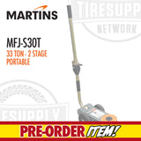 Martins MFJ-S30T | Professional Portable 33-Ton 2-Stage Air/Hydraulic Floor Jack