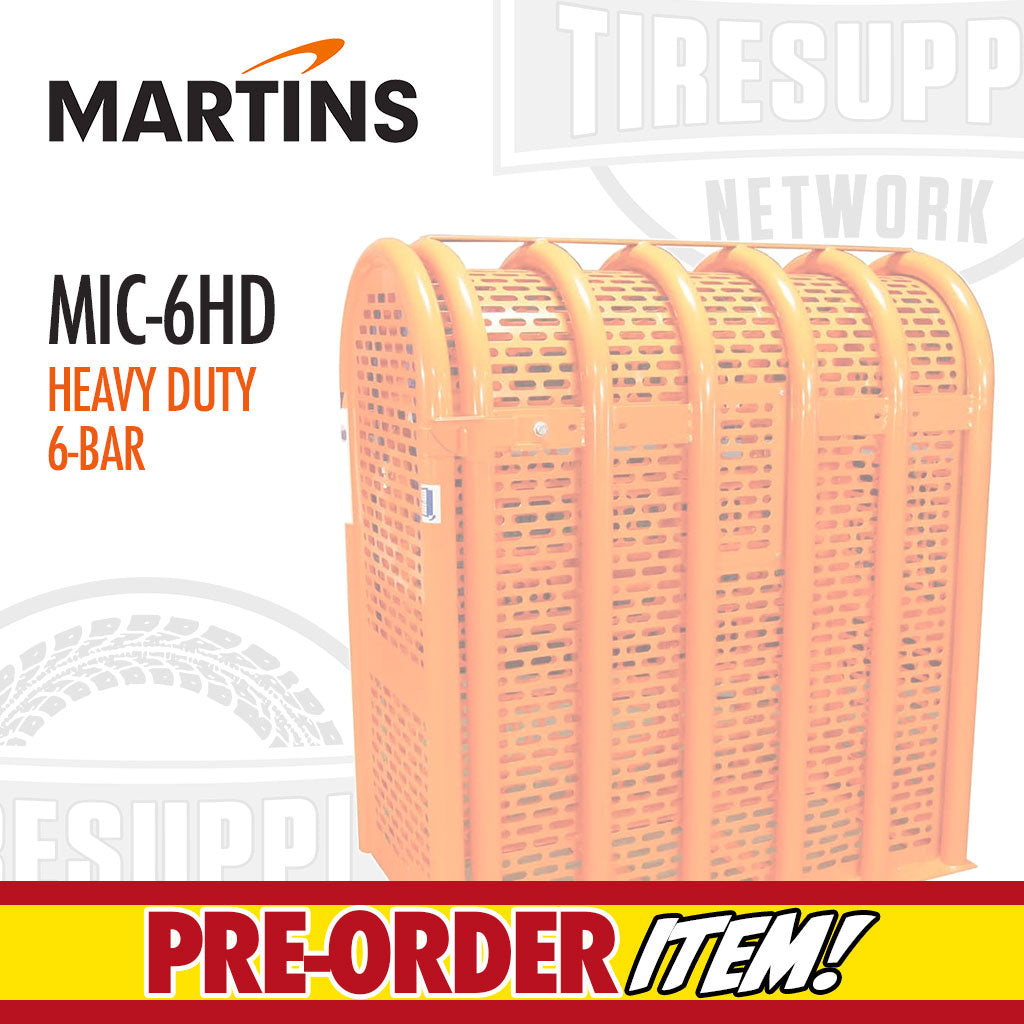 Martins | 6-Bar Heavy Duty Tire Inflation Safety Cage (MIC-6HD)