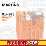 Martins | 6-Bar All-In-One Tire Inflation Pit Stop with Tire Cage & Bead Seater (MIC-6HD-IPS)