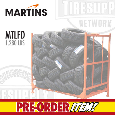 Martins MLTFD | Passenger and Light Truck Folding Rack for Tires