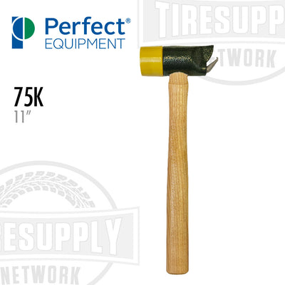 Perfect Equipment SN75K | 75K Alloy Soft-Head Wheel Weight Hammer with Clip Claw
