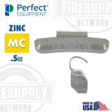 Perfect Equipment | Hofmann Power Weight (MC-Style) Coated Zinc Clip-On Wheel Weights - Choose Size