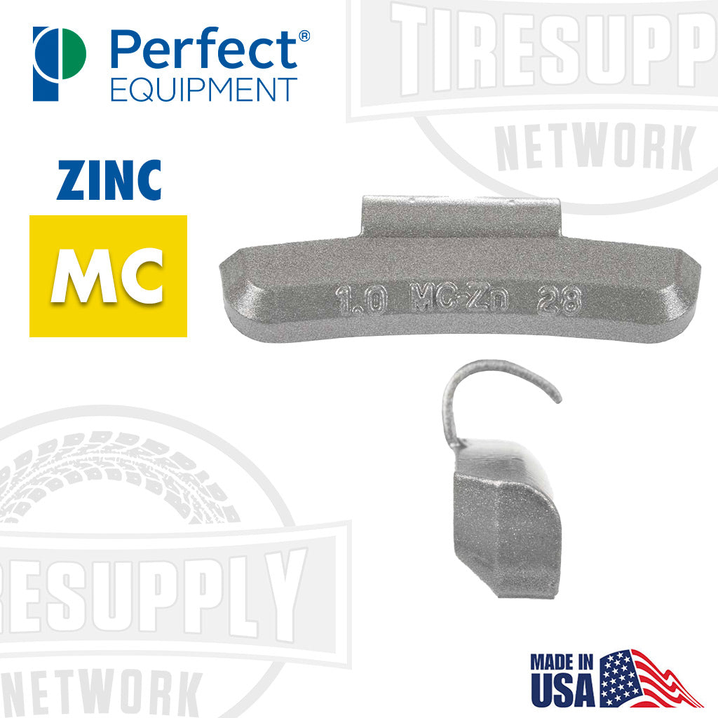 Perfect Equipment | Hofmann Power Weight (MC-Style) Coated Zinc Clip-On Wheel Weights - Choose Size