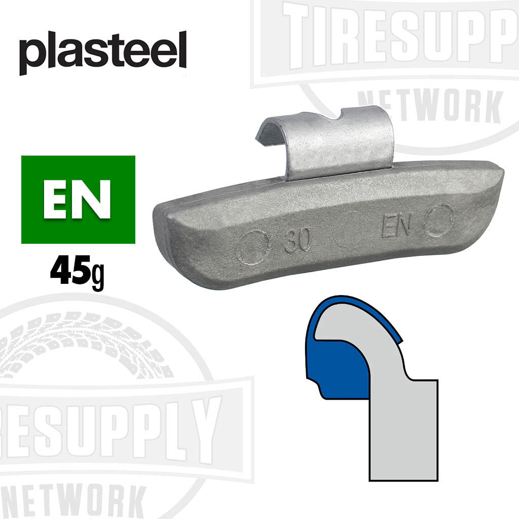 Plasteel | EN-Style Plastic over Steel Clip-On Wheel Weights - Choose Size or Bulk Set (ENPS-*)