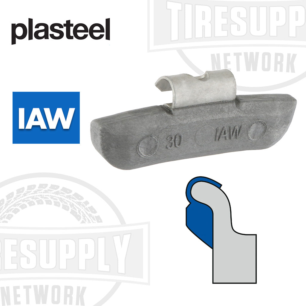 Plasteel | IAW-Style Plastic over Steel Clip-On Wheel Weights - Choose Size or Bulk Set (IAWPS-*)