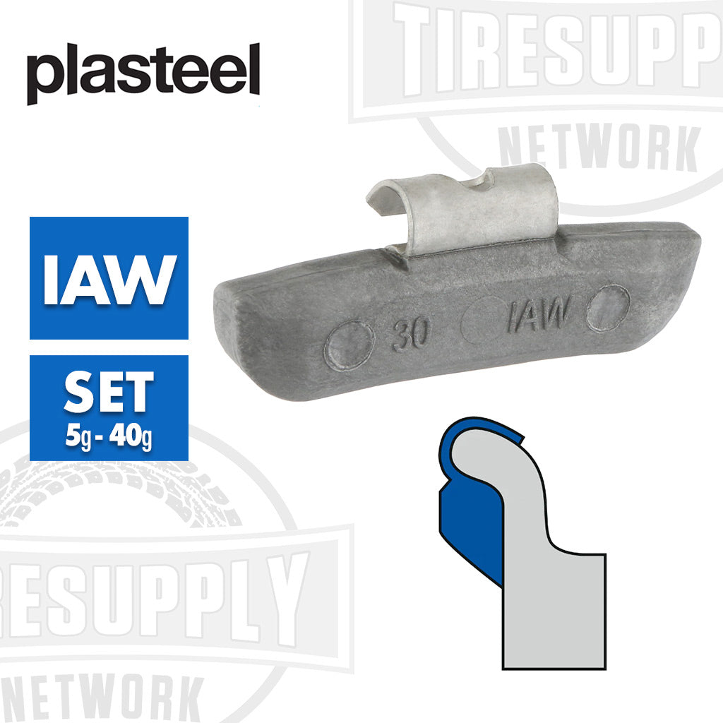 Plasteel | IAW-Style Plastic over Steel Clip-On Wheel Weights - Choose Size or Bulk Set (IAWPS-*)