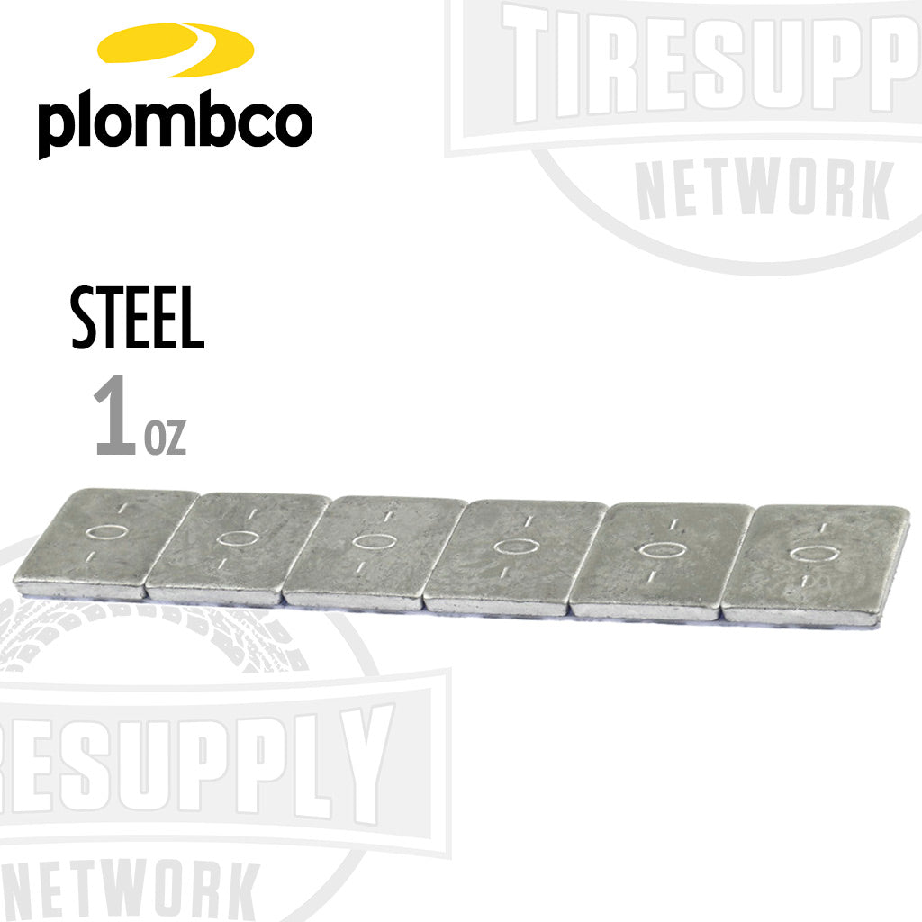 Plombco | StickPro Steel 1 oz Stick-On Adhesive Tape Wheel Weight (506Fe-15)