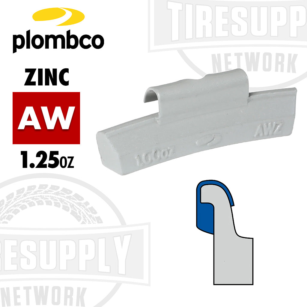 Plombco | AW-Style Coated Zinc Clip-On Wheel Weights - Choose Size or Bulk Set