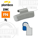 Plombco | FN-Style Coated Zinc Clip-On Wheel Weights - Choose Size or Bulk Set