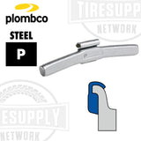 Plombco | P-Style Steel Clip-On Wheel Weights - Choose Size or Bulk Set (PFE-*)