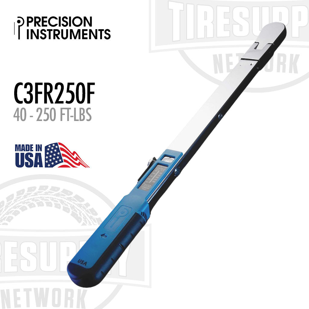 Precision Instruments PIC3FR250E | 1/2″ Drive Torque Wrench - Split Beam - 40-250 ft-lbs