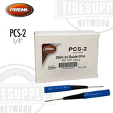 PREMA PCS-2 stem with guide wire packaging on a white background