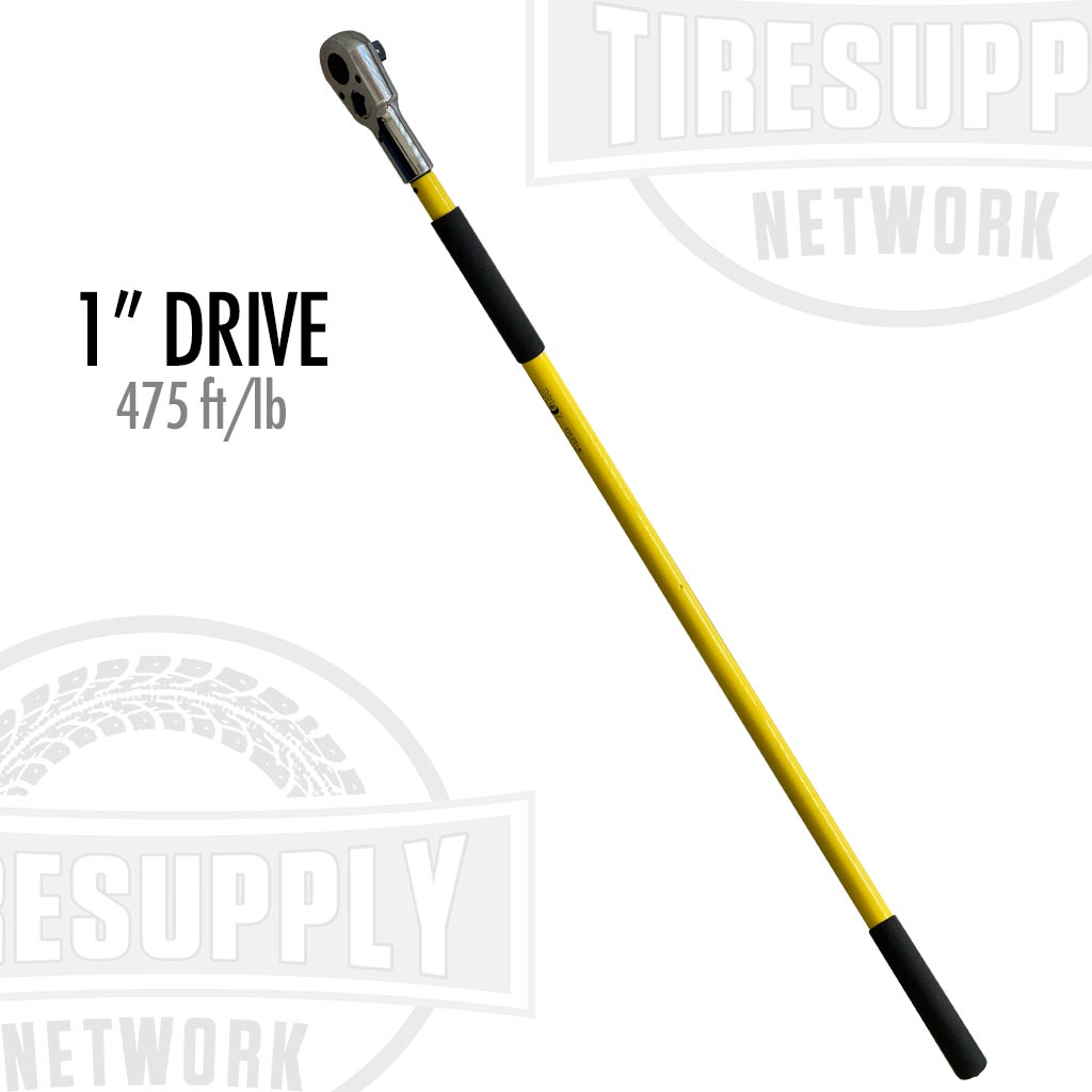 Preset Truck Clicker Style Lug Nut Torque Wrench - 475 ft-lbs 1″ Drive (168-47502)