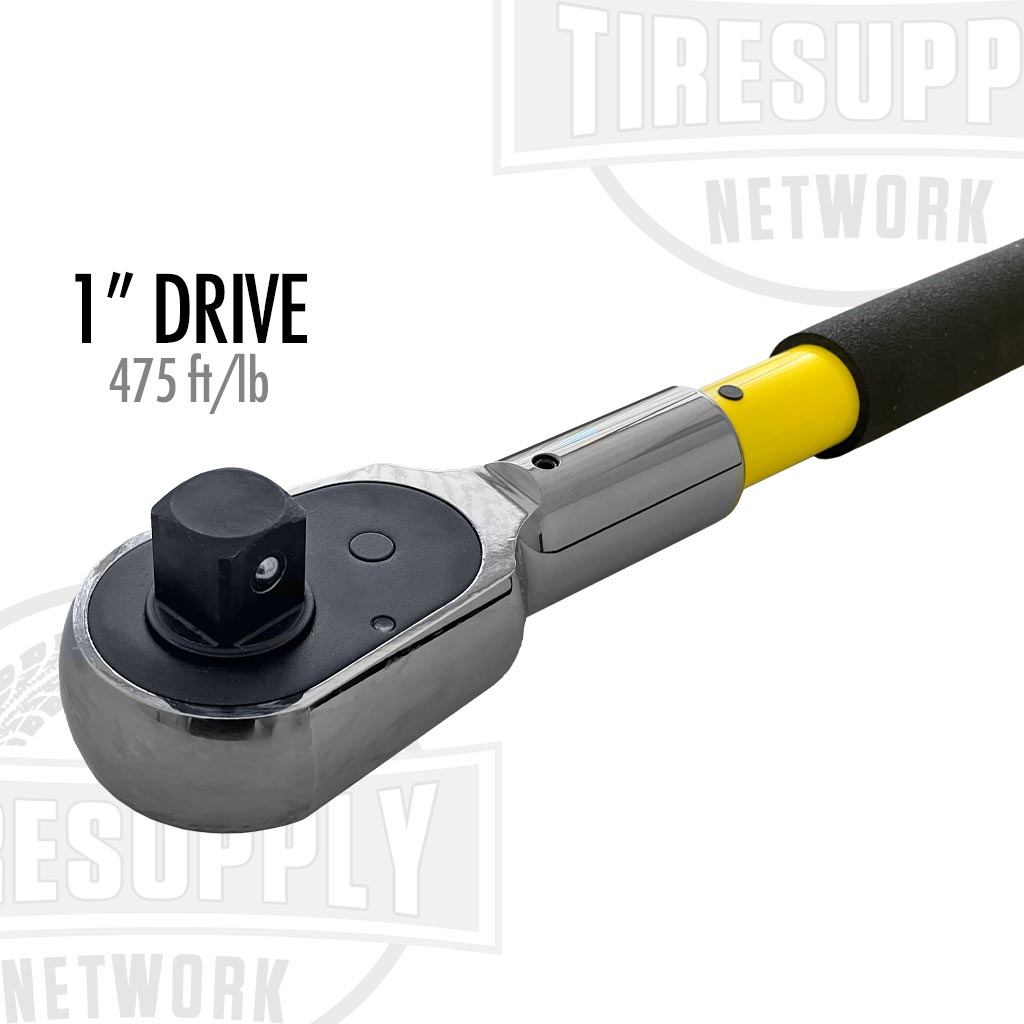 Preset Truck Clicker Style Lug Nut Torque Wrench - 475 ft-lbs 1″ Drive (168-47502)