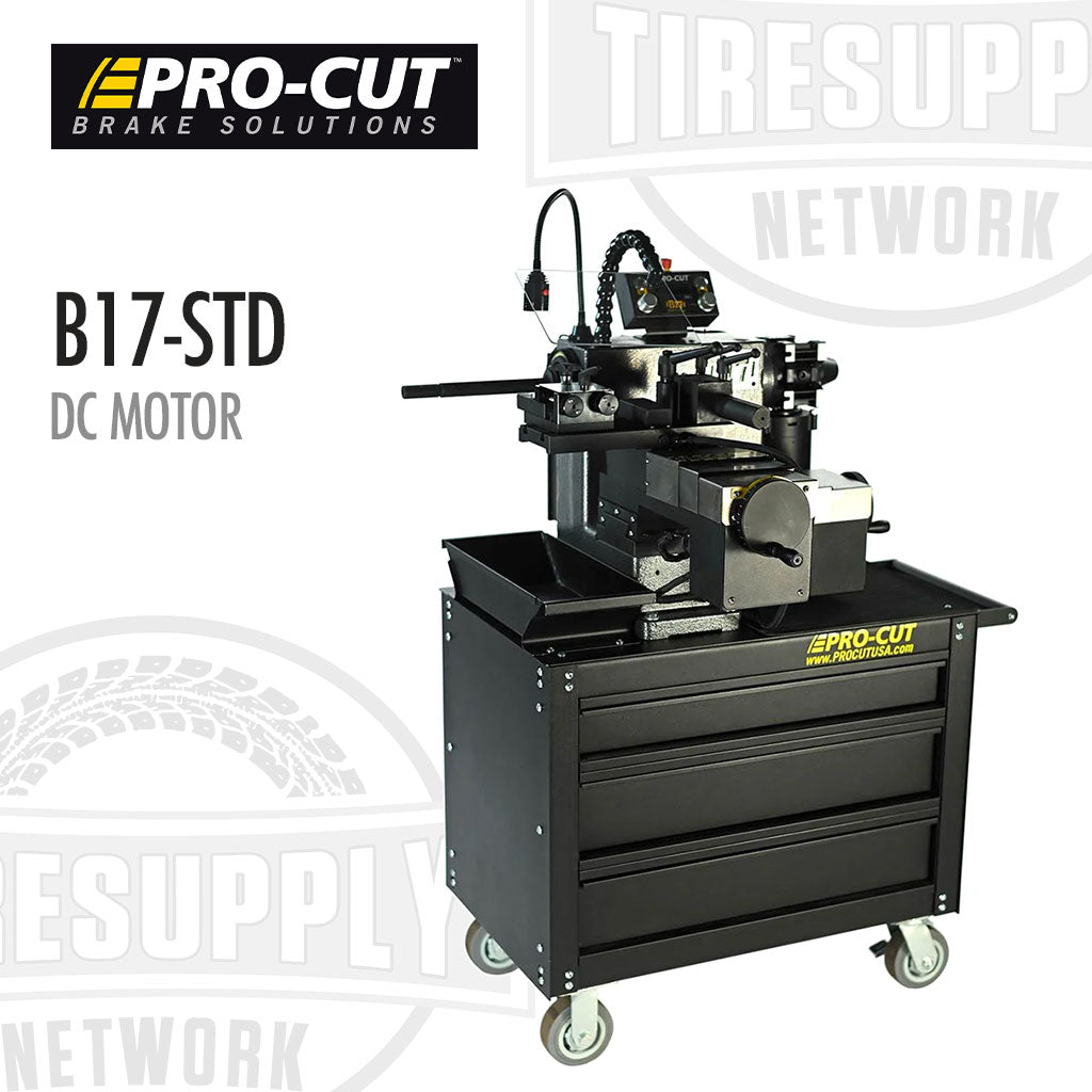 Pro-Cut B17-STD | Super Bench Mobile Combination Brake Lathe with