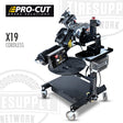 Pro-Cut Break Solutions X19 Cordless DS Powered on Car brake lathe
