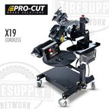 Pro-Cut Break Solutions X19 Cordless DS Powered on Car brake lathe