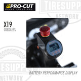 Pro-Cut X19 | Cordless On-Car Lathe with Adjustable Trolley