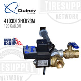 Quincy | Two-Stage 120 Gallon QT 10HP Air Compressor 230V, 3PH - Horizontal MAX (4103D12HCB23M)