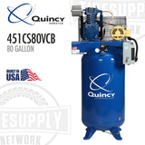 Quincy 451CS80VCB  80 Gallon Air Compressor