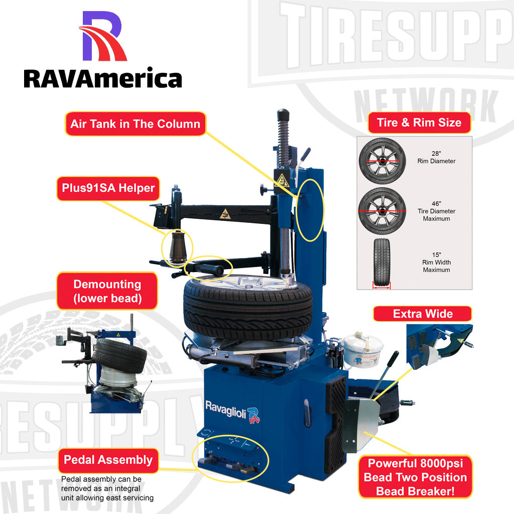 RAVAmerica | SwingArm Pro Tire Changer (G7246.26A)