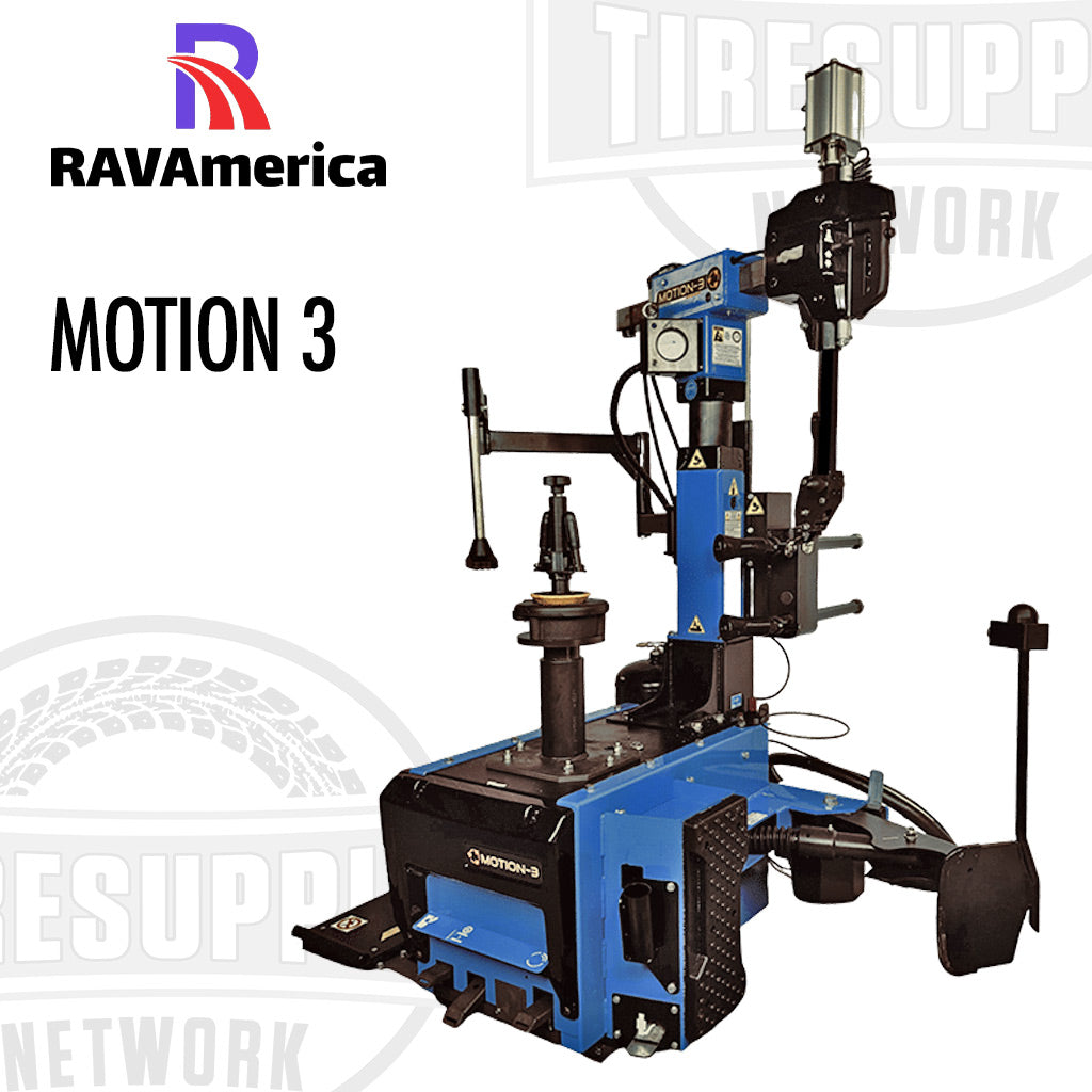 RAVAmerica | Leverless Automatic Tire Changer (Motion 3)