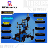 RAVAmerica | Leverless Automatic Tire Changer (Motion 3)
