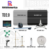RAVAmerica | TD 2.0 Premium Package 2 Post Wheel Aligner (TD2.0-Premium)