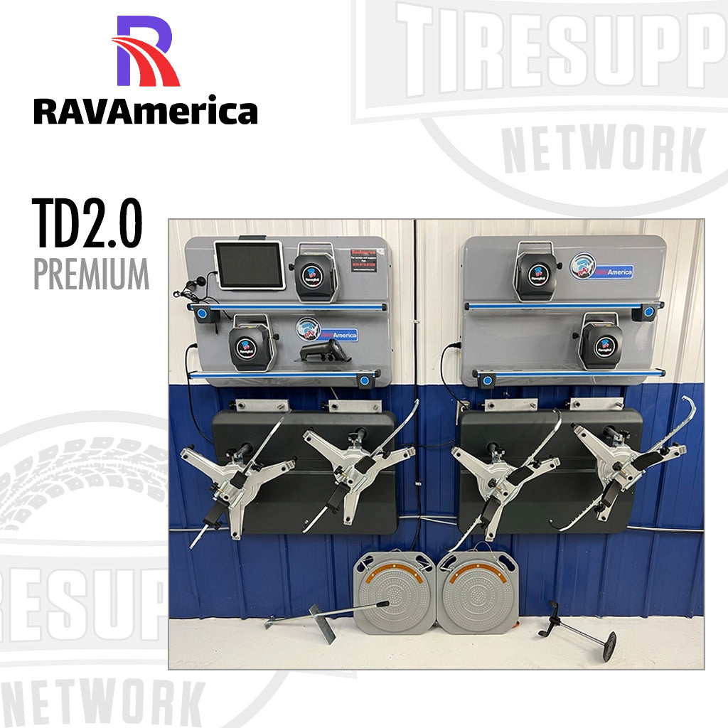 RAVAmerica | TD 2.0 Premium Package 2 Post Wheel Aligner (TD2.0-Premium)