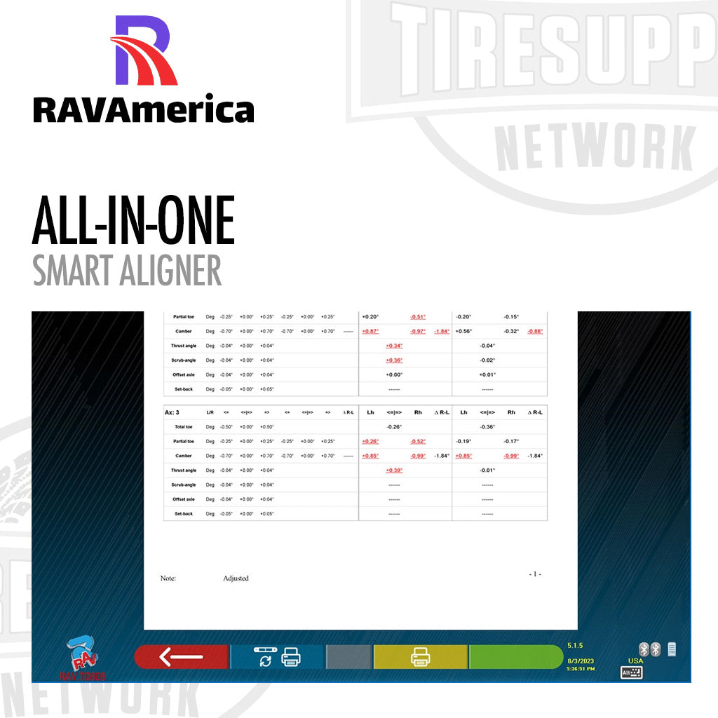 RAVAmerica | All-In-One Smart Aligner (TD8060NA)