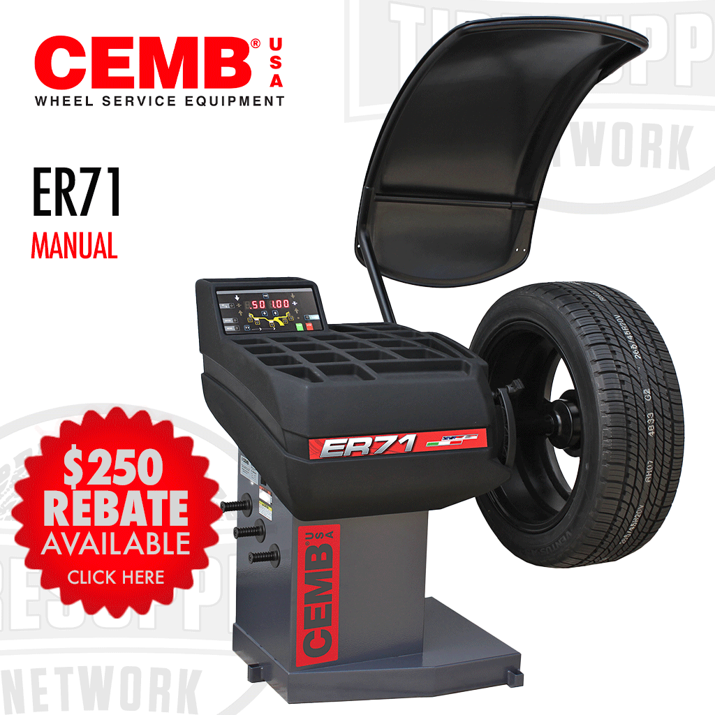 CEMB | Space Saving Auto Data Entry Wheel Balancer - Manual (ER71)